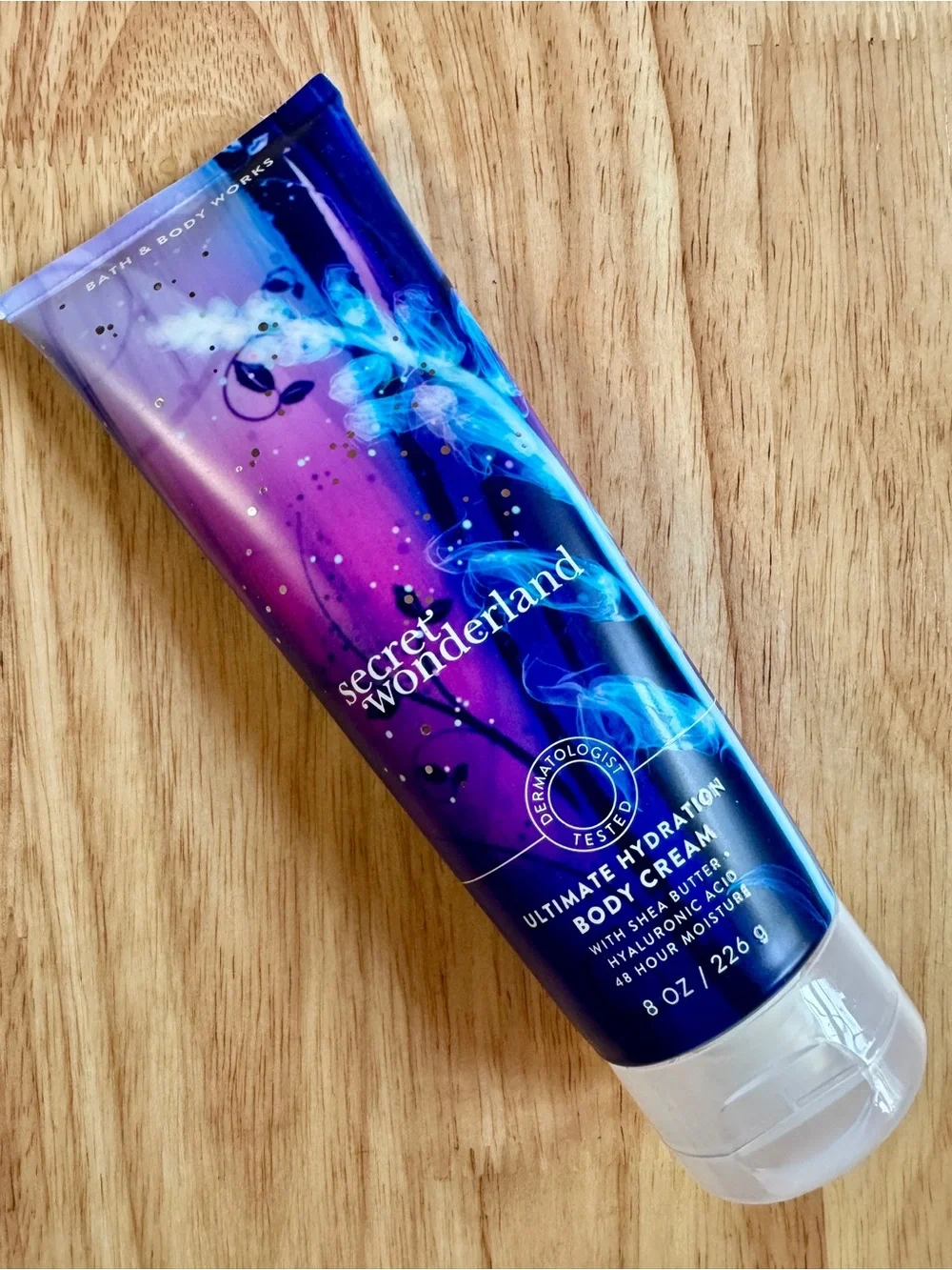 Bath & Body Works Secret Wonderland Purple & Blue Body Wash, Mist & Cream Set